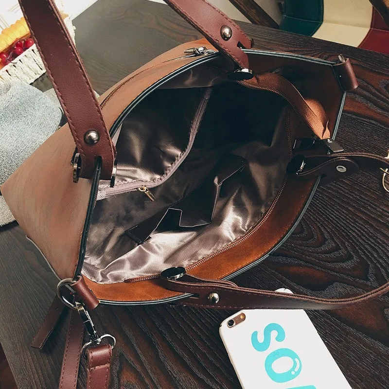 Tote / Shoulder Bag  <br>Vegan-Leather