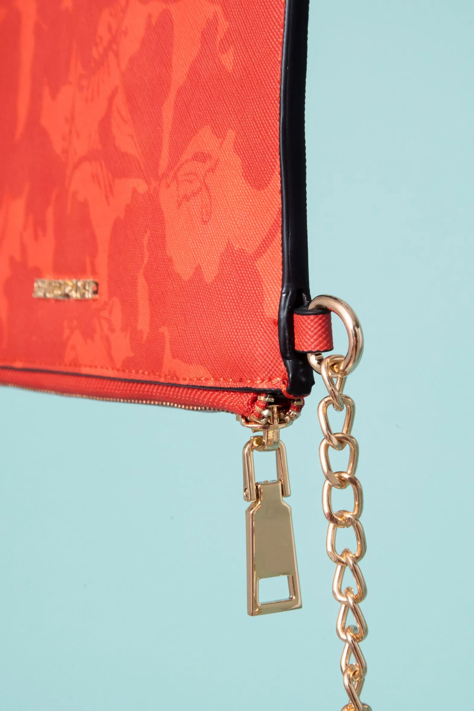 Travel Pouch- Red Hibiscus
