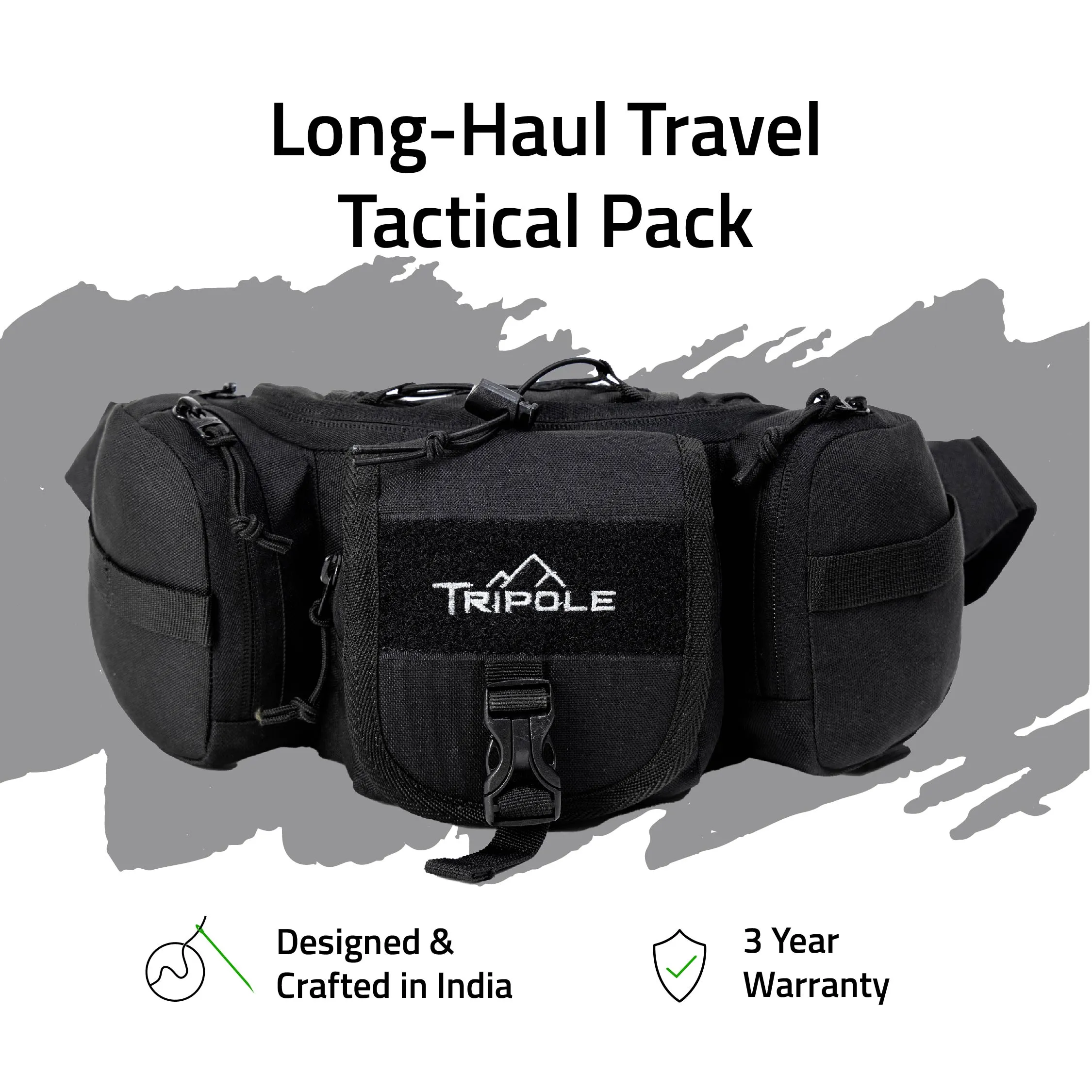 Tripole Tactical Waist Pack and Fanny Bag