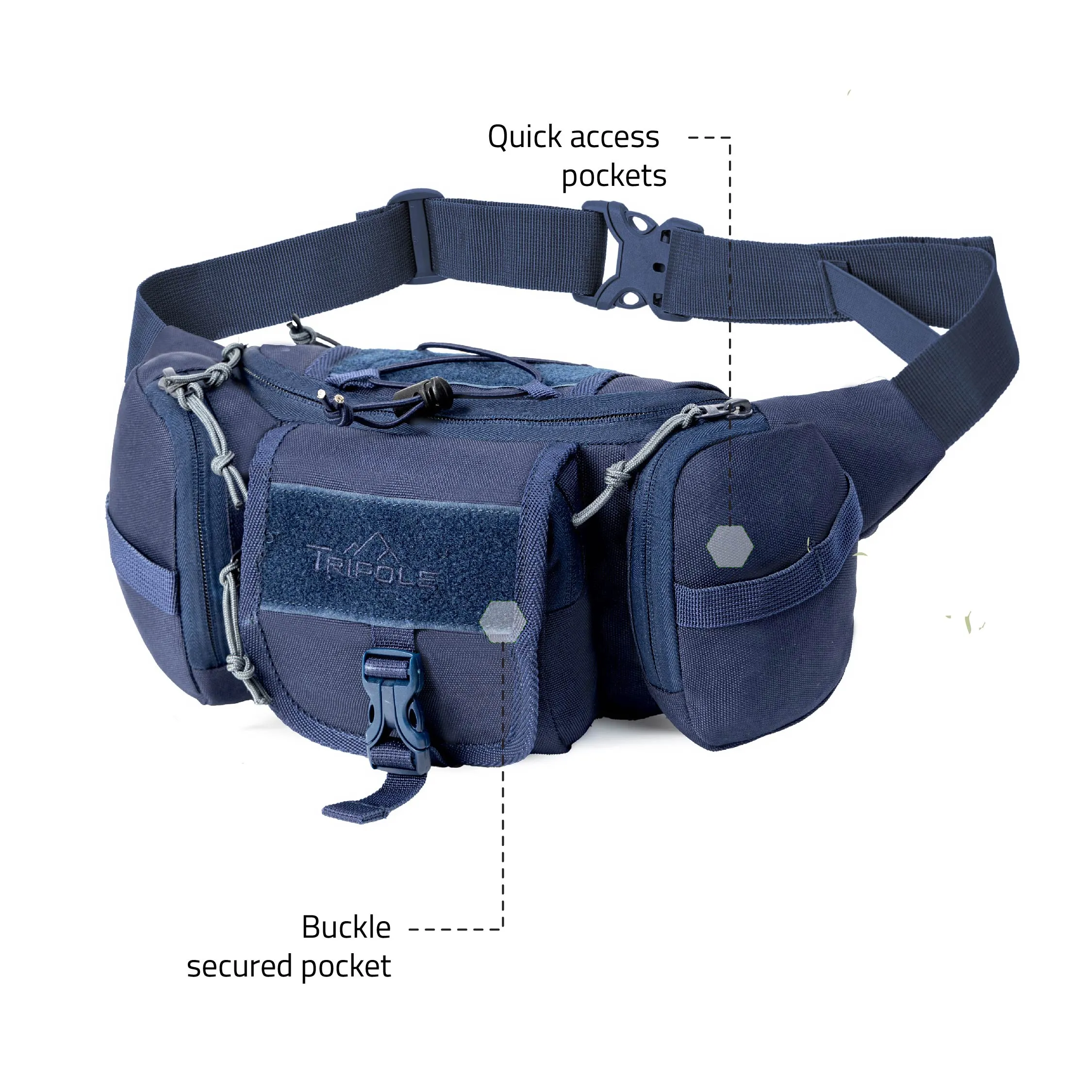 Tripole Tactical Waist Pack and Fanny Bag