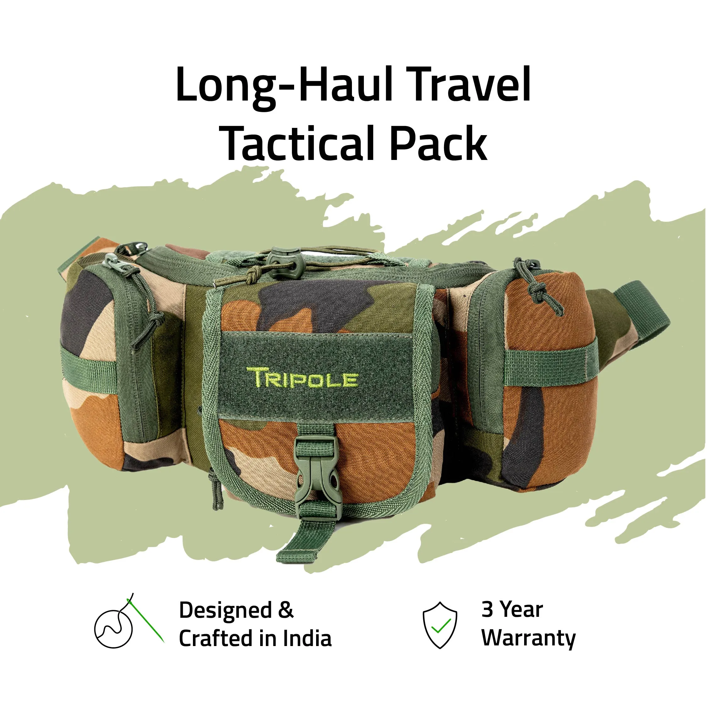 Tripole Tactical Waist Pack and Fanny Bag