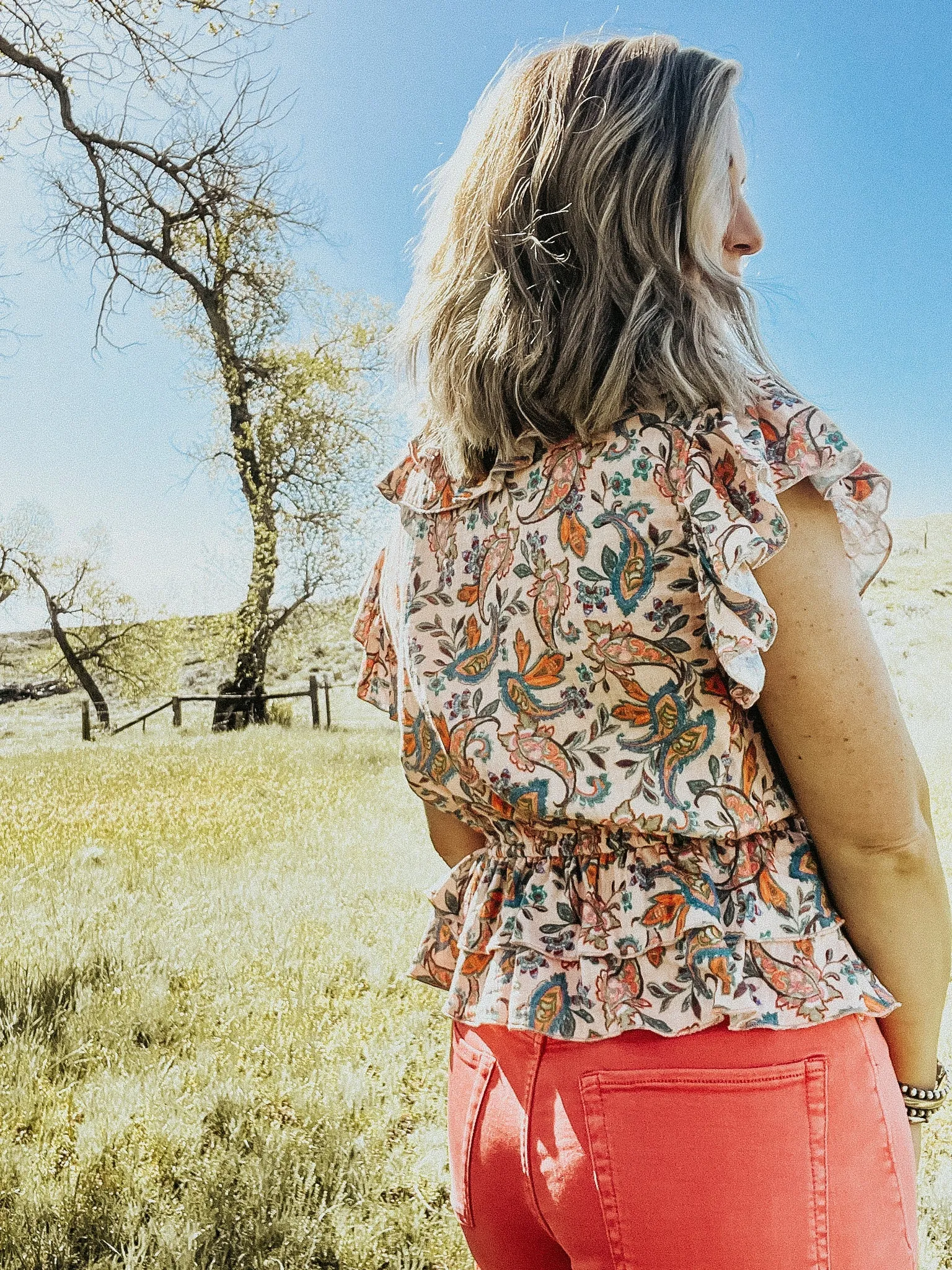 Tristen Ruffle Top