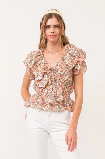 Tristen Ruffle Top