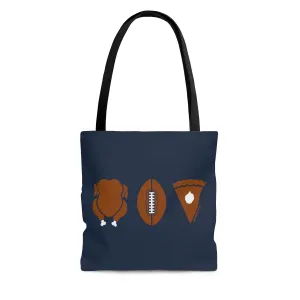 Turkey Football Pie Tote Bag