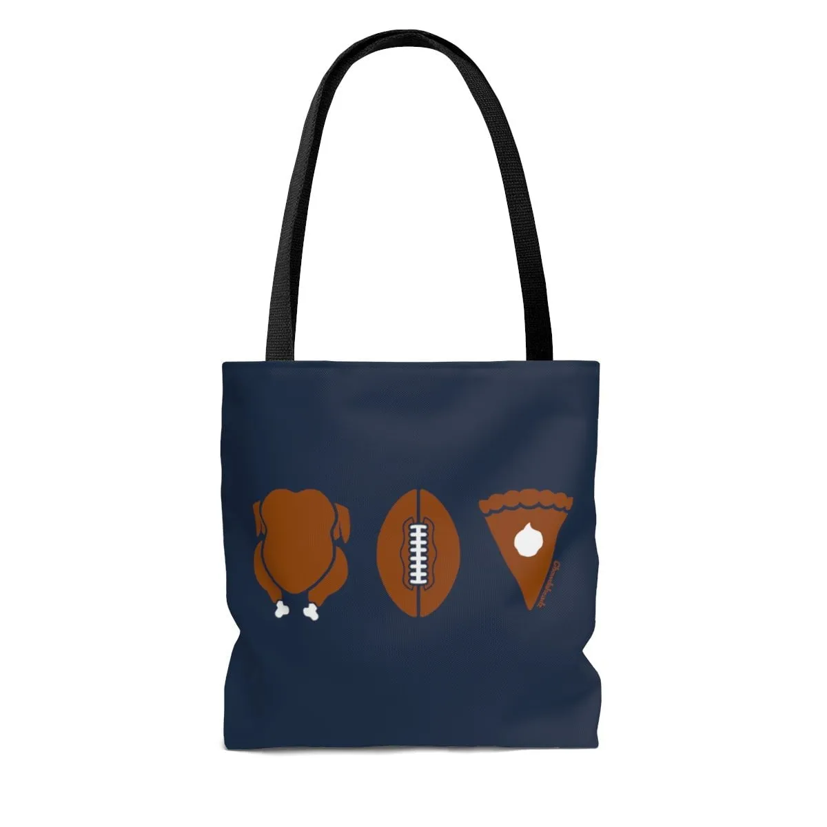 Turkey Football Pie Tote Bag