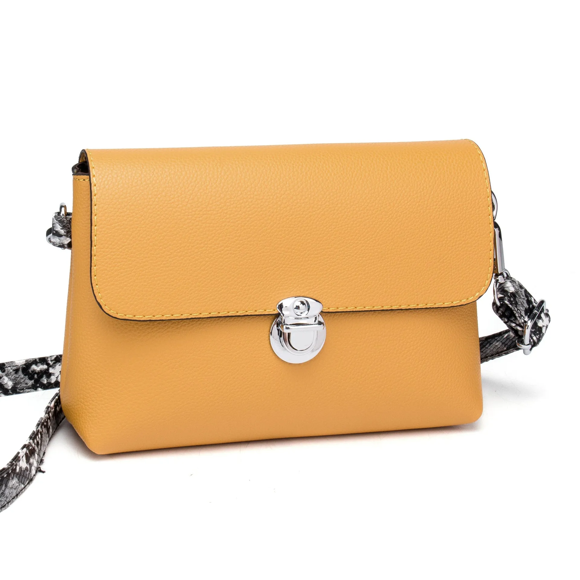 Two-piece New Hand Bag Shoulder Bag Snake Printed Bag