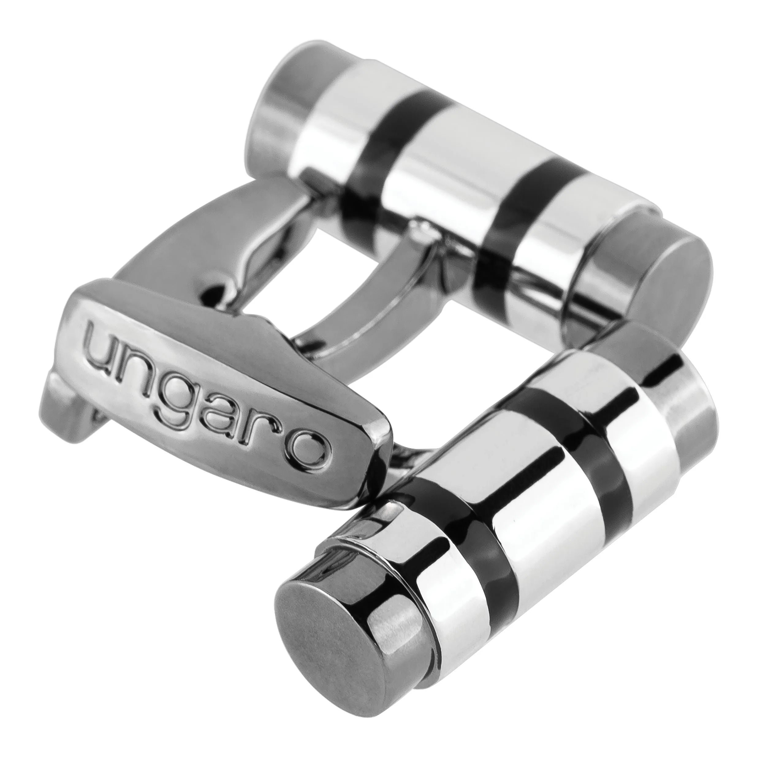Ungaro UPLM029A-Set Taddeo Black (travel purse & cufflinks)