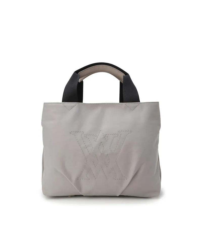 Uni Double Pocket Tote Bag - Beige