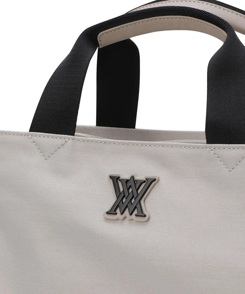 Uni Double Pocket Tote Bag - Beige