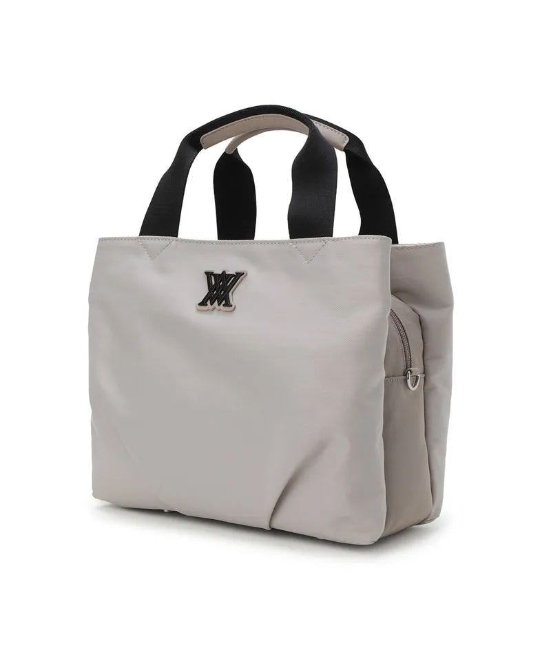 Uni Double Pocket Tote Bag - Beige