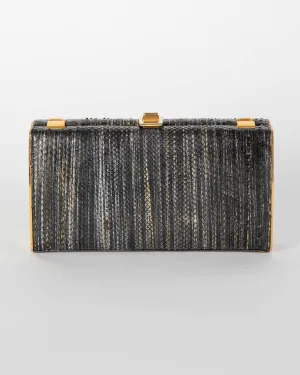 Varon - Vintage Snakeskin Clutch
