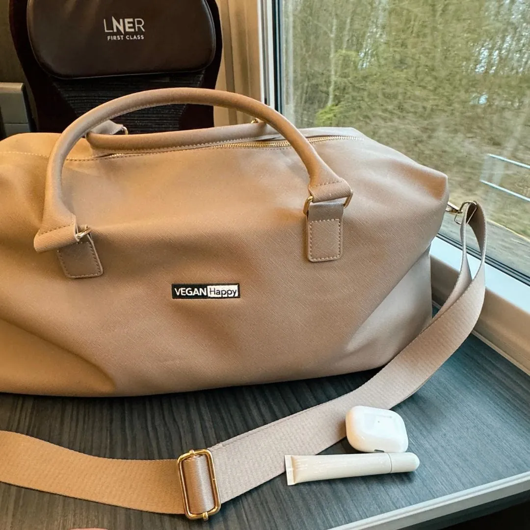 Vegan Grain Leather Boutique Weekender | Multiple Colours
