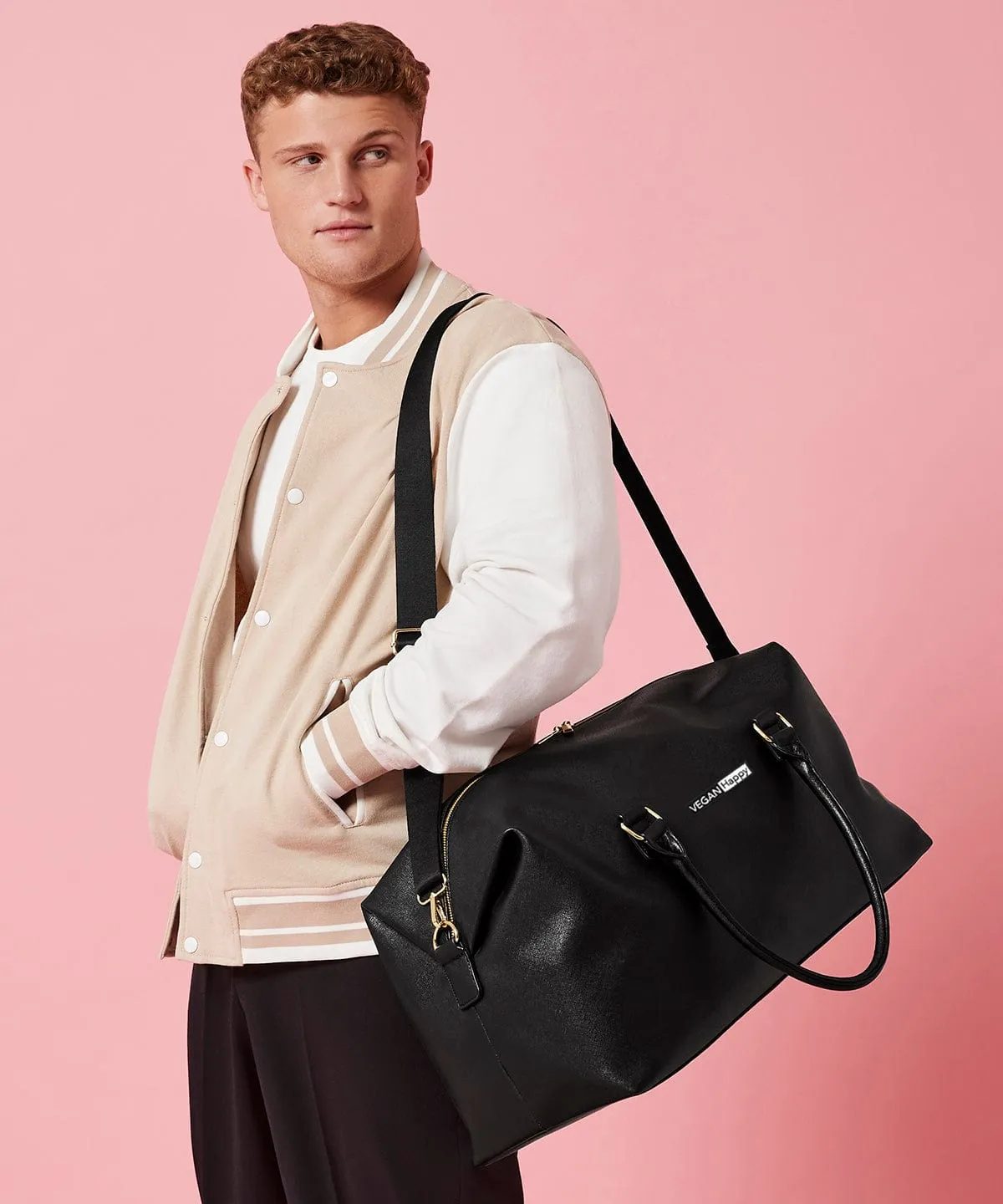 Vegan Grain Leather Boutique Weekender | Multiple Colours