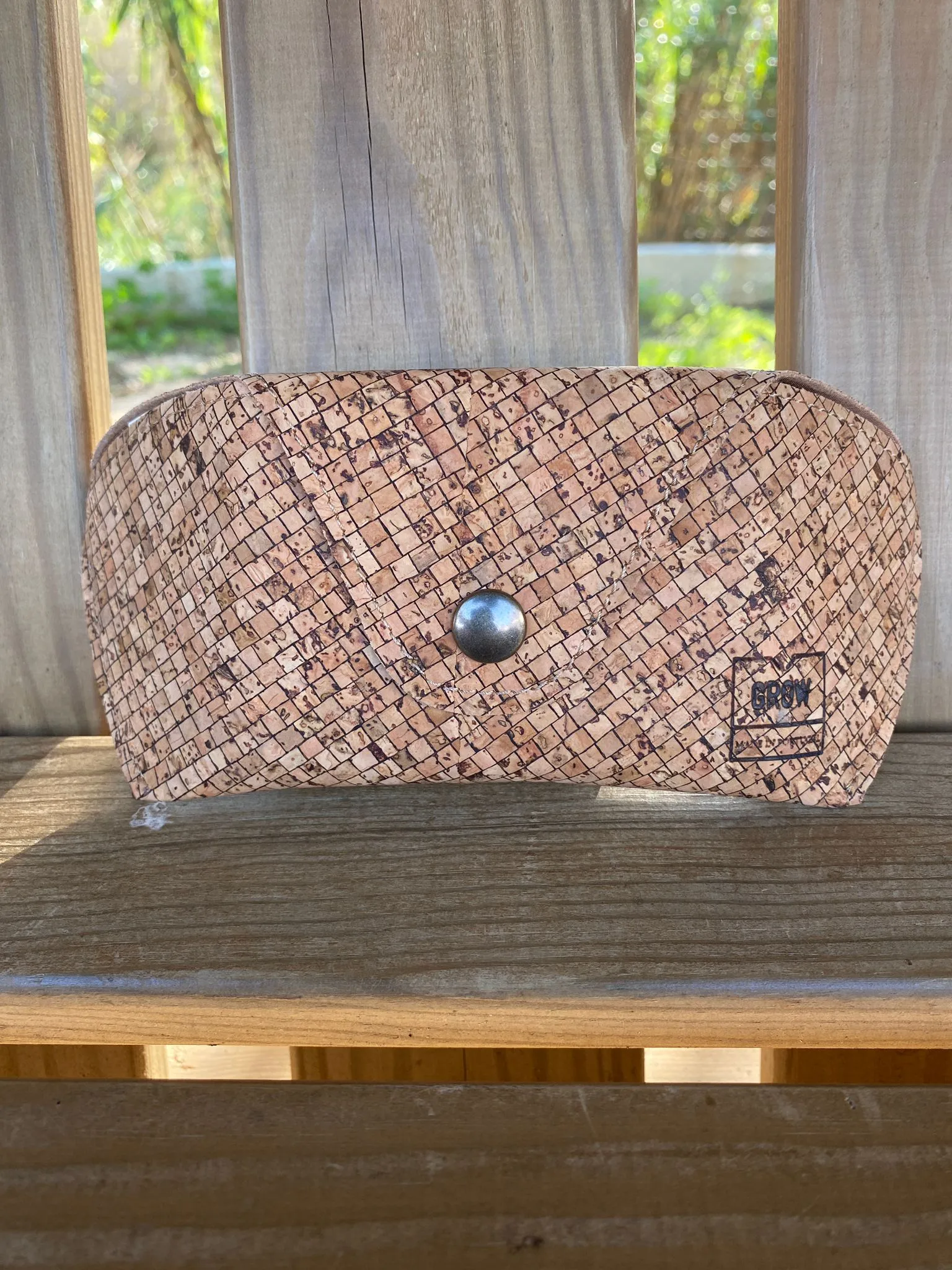 Vegan Insignia Eyeglass Case | Lines