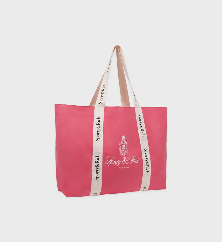 Vendome Club Tote Bag Cotton Candy/White