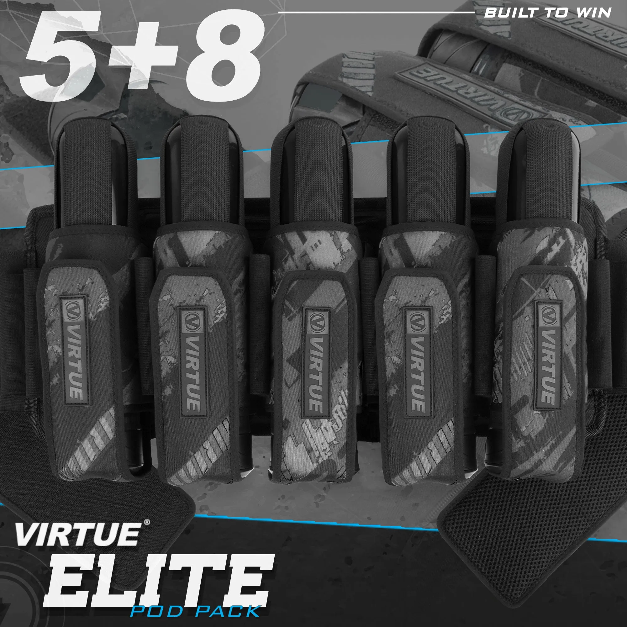 Virtue Elite Pack 5 8 Graphic Black