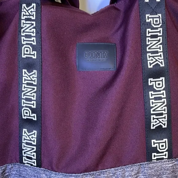 VS PINK Sherpa jacket &amp; large bag