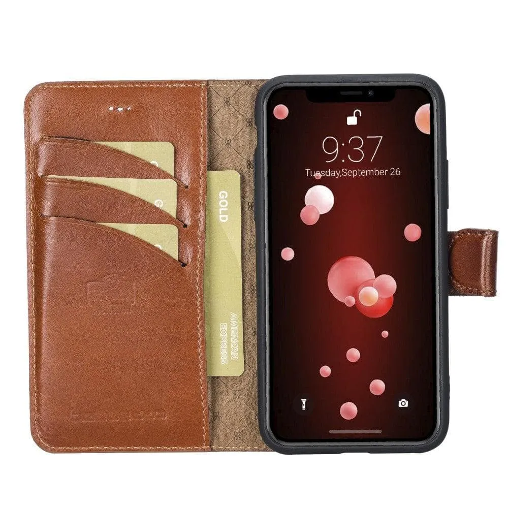 Wallet Folio Leather Case with ID slot for Apple iPhone X series
