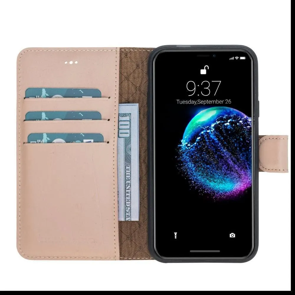 Wallet Folio Leather Case with ID slot for Apple iPhone X series