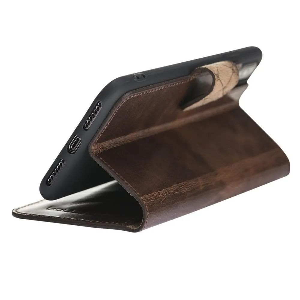 Wallet Folio Leather Case with ID slot for Apple iPhone X series