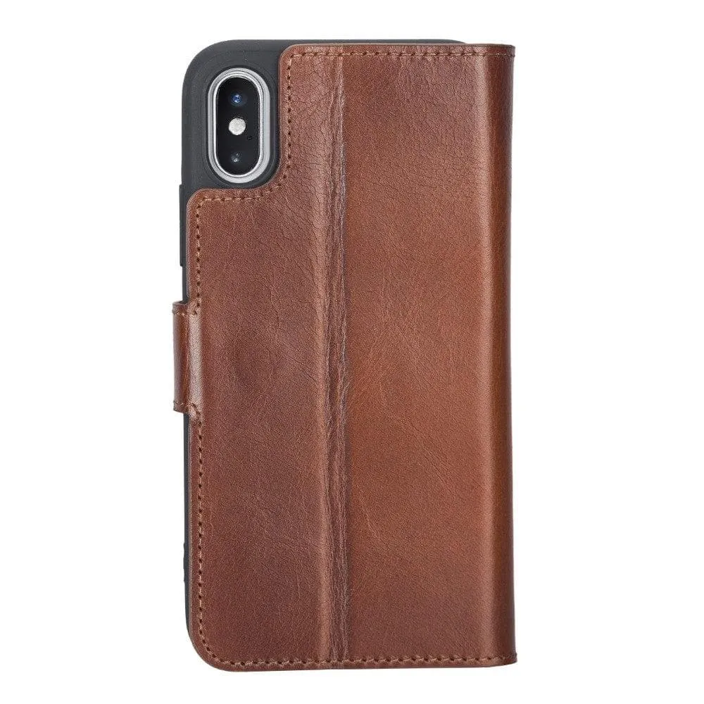 Wallet Folio Leather Case with ID slot for Apple iPhone X series