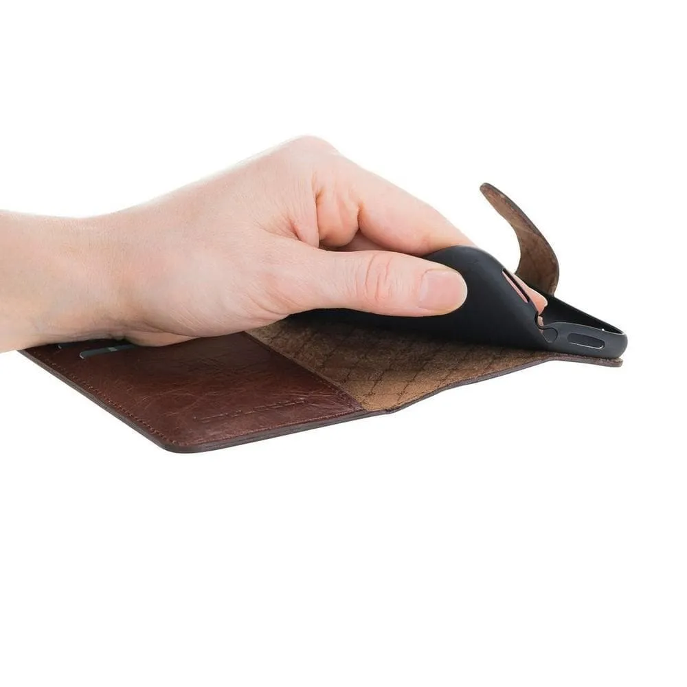 Wallet Folio Leather Case with ID slot for Apple iPhone X series