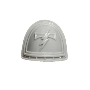 Warhammer 40K Forge World Space Marines White Scars Hibou Khan Shoulder Pad A