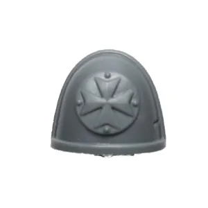 Warhammer 40K Games Workshop Black Templars Upgrade Shoulder Pad B