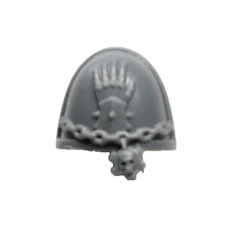 Warhammer 40K Space Marine Games Workshop Iron Hands Primaris Upgrade Shoulder Pad B