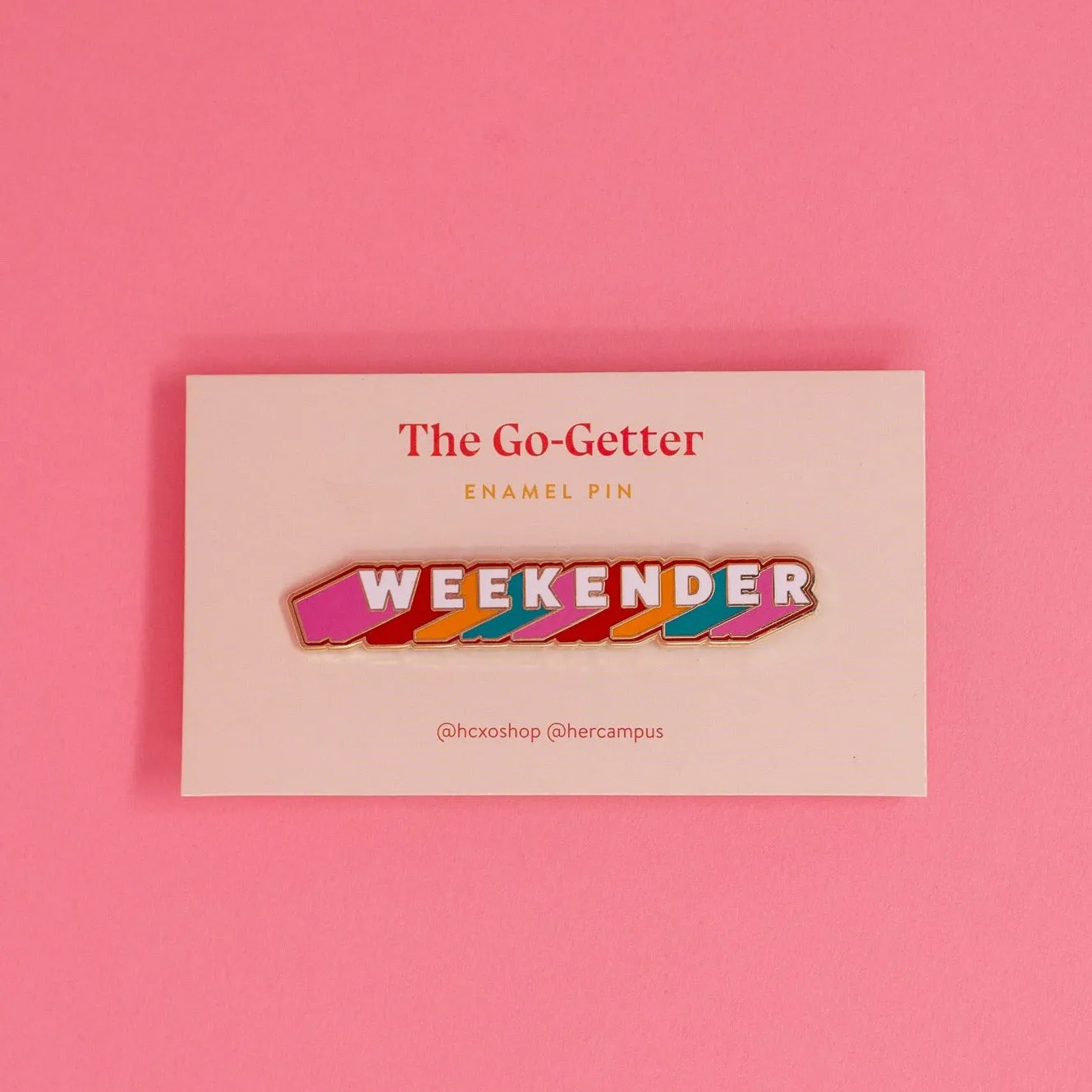 Weekender Enamel Pin