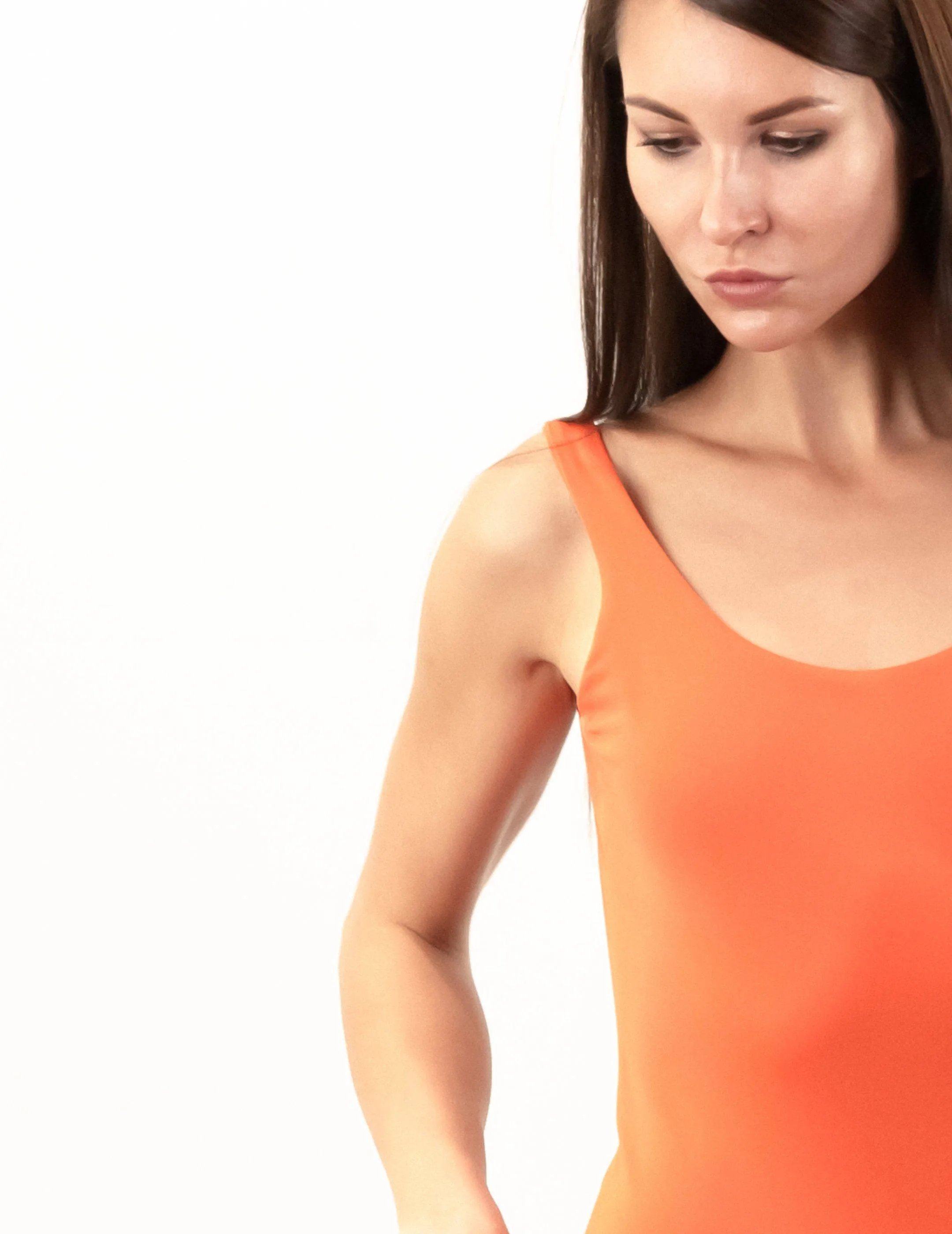 Wide Shoulder Straps Swimsuit