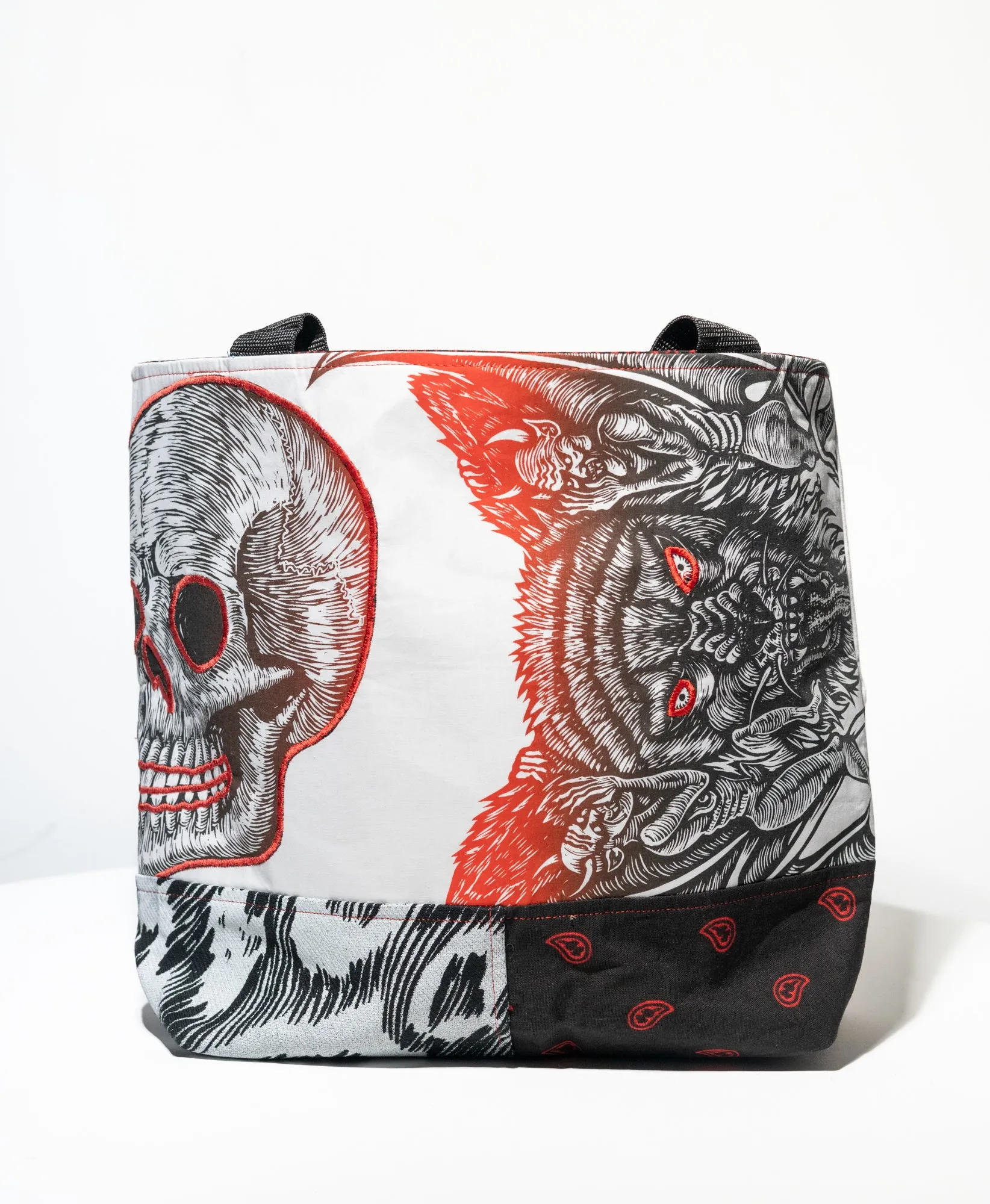 Wolf Diamond Tote Bag