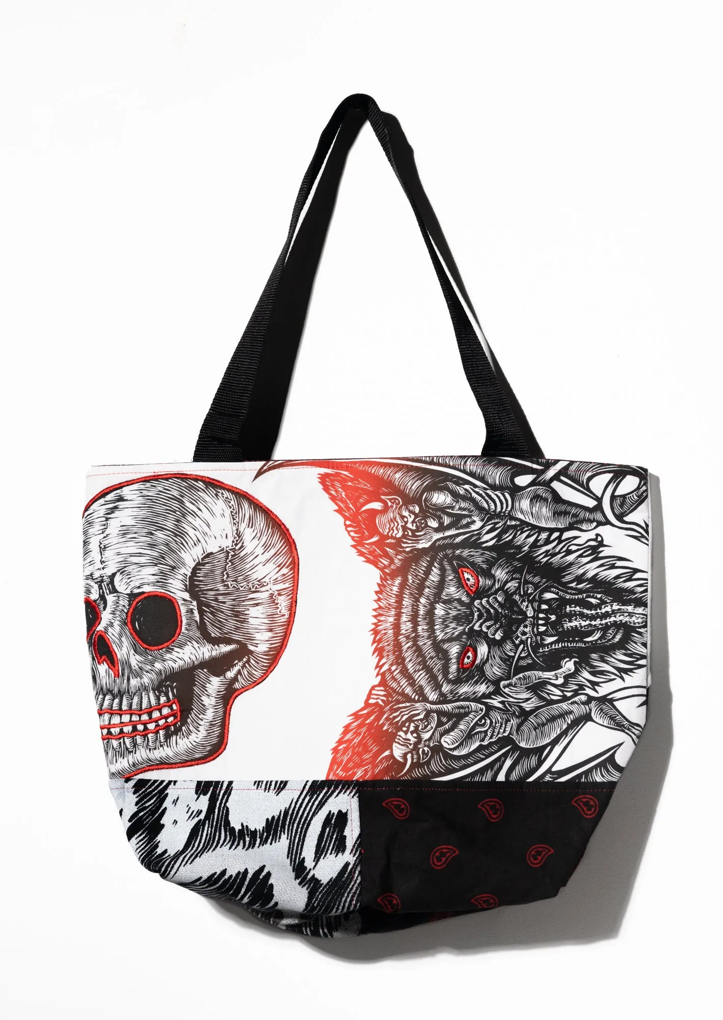 Wolf Diamond Tote Bag