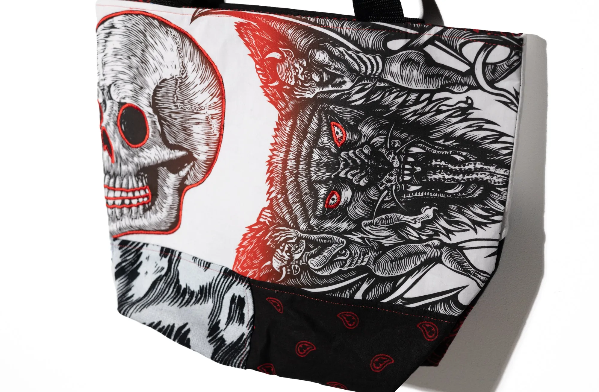 Wolf Diamond Tote Bag