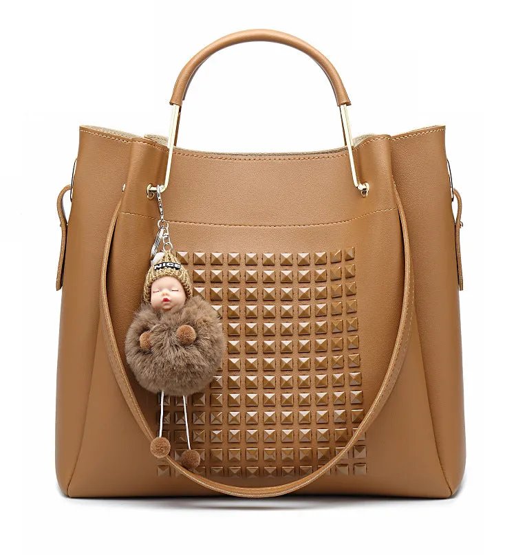 Women New Doll Charm Handbag