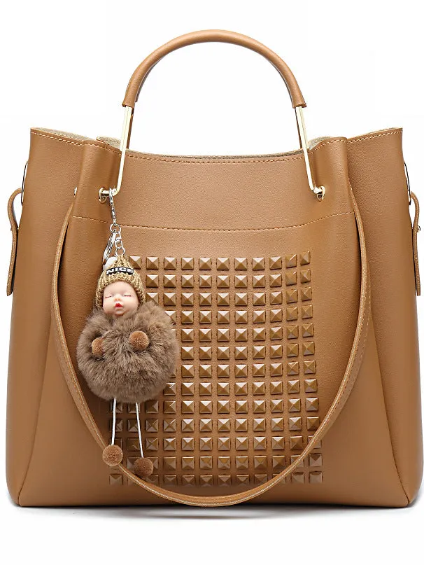 Women New Doll Charm Handbag