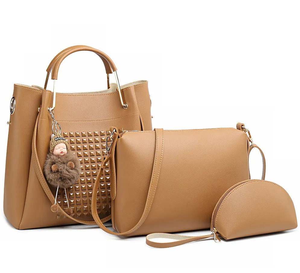 Women New Doll Charm Handbag