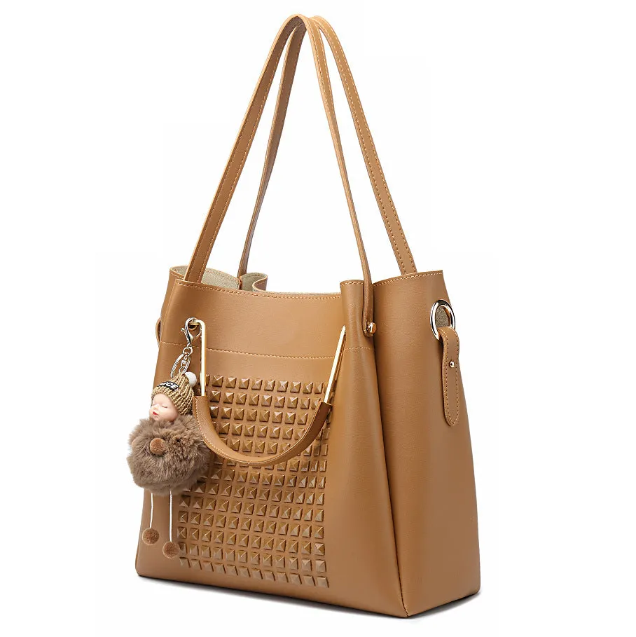 Women New Doll Charm Handbag