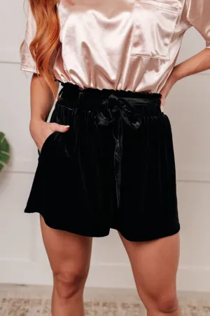 Wrapped in Velvet Shorts