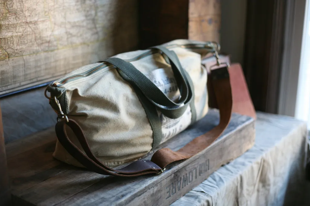 WWII era Canvas Weekend Bag - SOLD