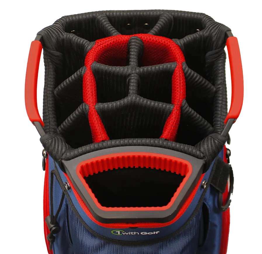 Z-100 15-way Cart Bag Black/Charcoal/Black