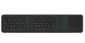 Zagg Tri-Fold Universal Bluetooth Wireless Keyboard with Touchpad- Black