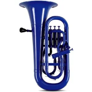 ZO Plastic 4-valve (3 1) Bb Euphonium – Blue Blast Finish