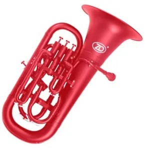 ZO Plastic 4-valve (3 1) Bb Euphonium – Racing Red Finish