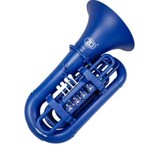 ZO Plastic Bb Tuba with 4 Rotary Valves – Blue Blast Finish