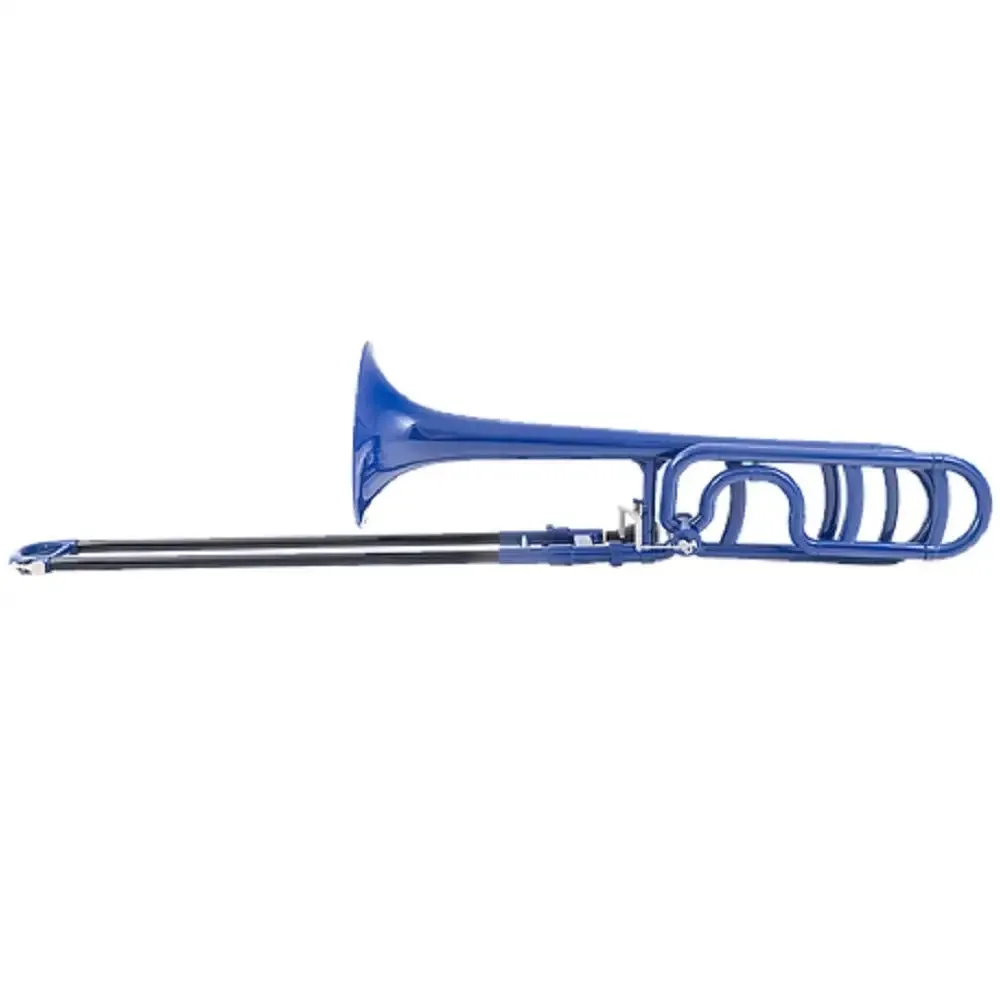 ZO Plastic Bb/F Trombone – Blue Blast Finish