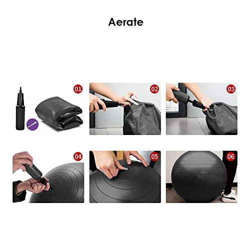 ZOFEY 13mm Extra Thick Yoga and Exercise Mat Hot Yoga Mat with Corner Pockets Desig Anti Skid with Carrying Strap for Gym Workout and Flooring Exercise bal (Black-2022-0123)