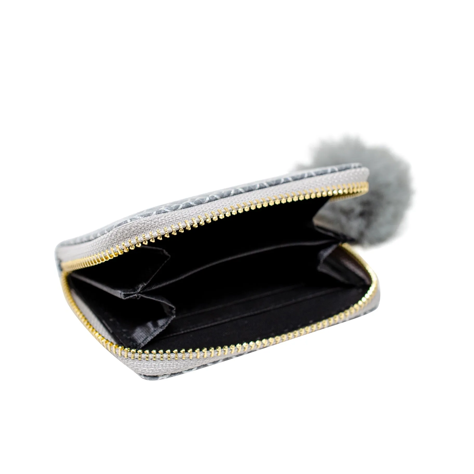 Zomi Gems Mermaid Scale Print Wallet - Silver